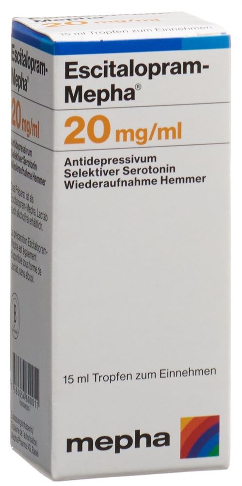 ESCITALOPRAM Mepha gouttes 20 mg/ml fl 15 ml