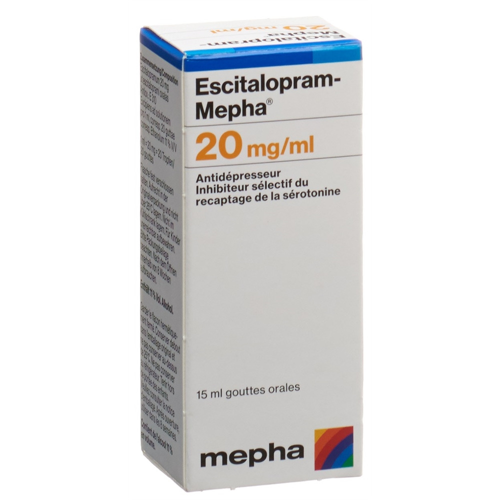 ESCITALOPRAM Mepha gouttes 20 mg/ml fl 15 ml