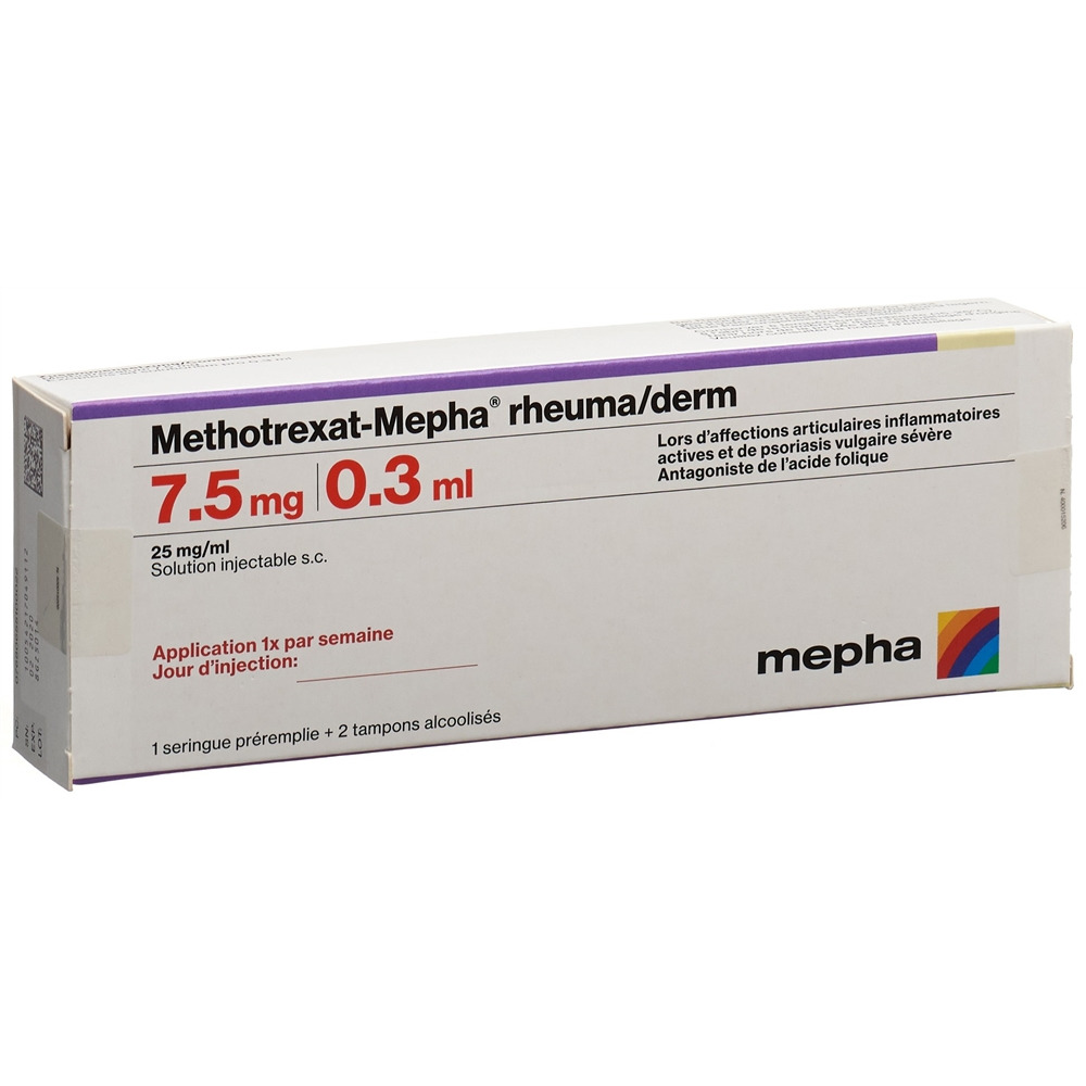 METHOTREXAT Mepha rheuma/derm 7.5 mg/0.3ml