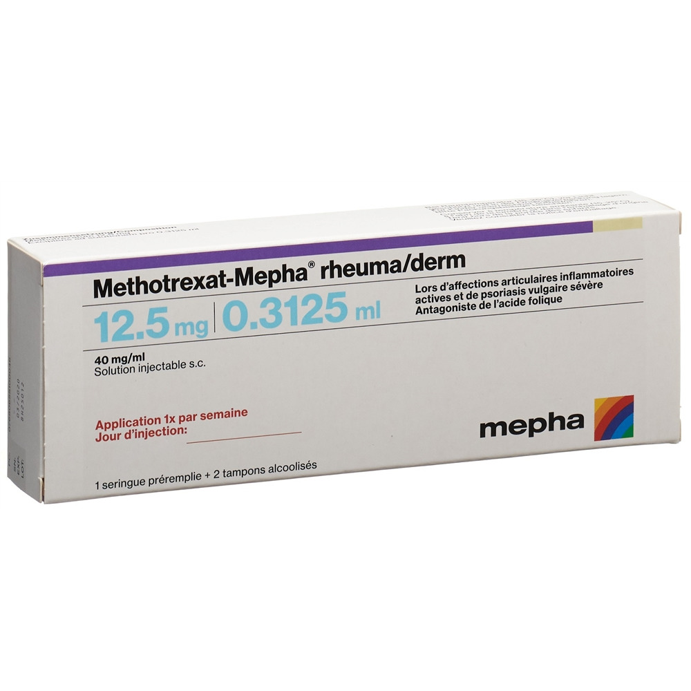METHOTREXAT Mepha rheuma/derm 12.5 mg/0.3125ml