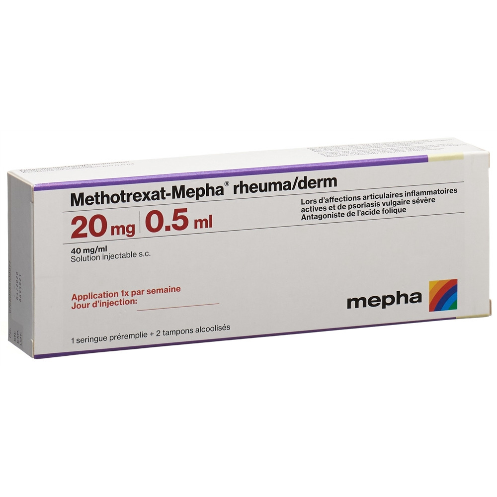 METHOTREXAT Mepha rheuma/derm 20 mg/0.5ml