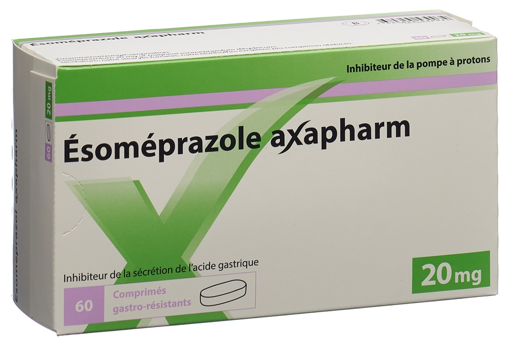 ESOMEPRAZOLE Axapharm cpr pell 20 mg 60 pce