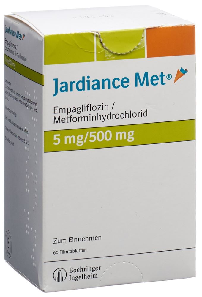 Jardiance Met 5 mg/500 mg, Filmtabletten