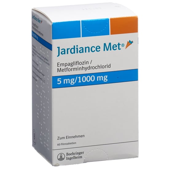 JARDIANCE MET cpr pell 5/850mg 60 pce