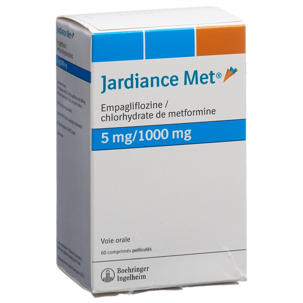 Jardiance Met 5 mg/1000 mg, Filmtabletten