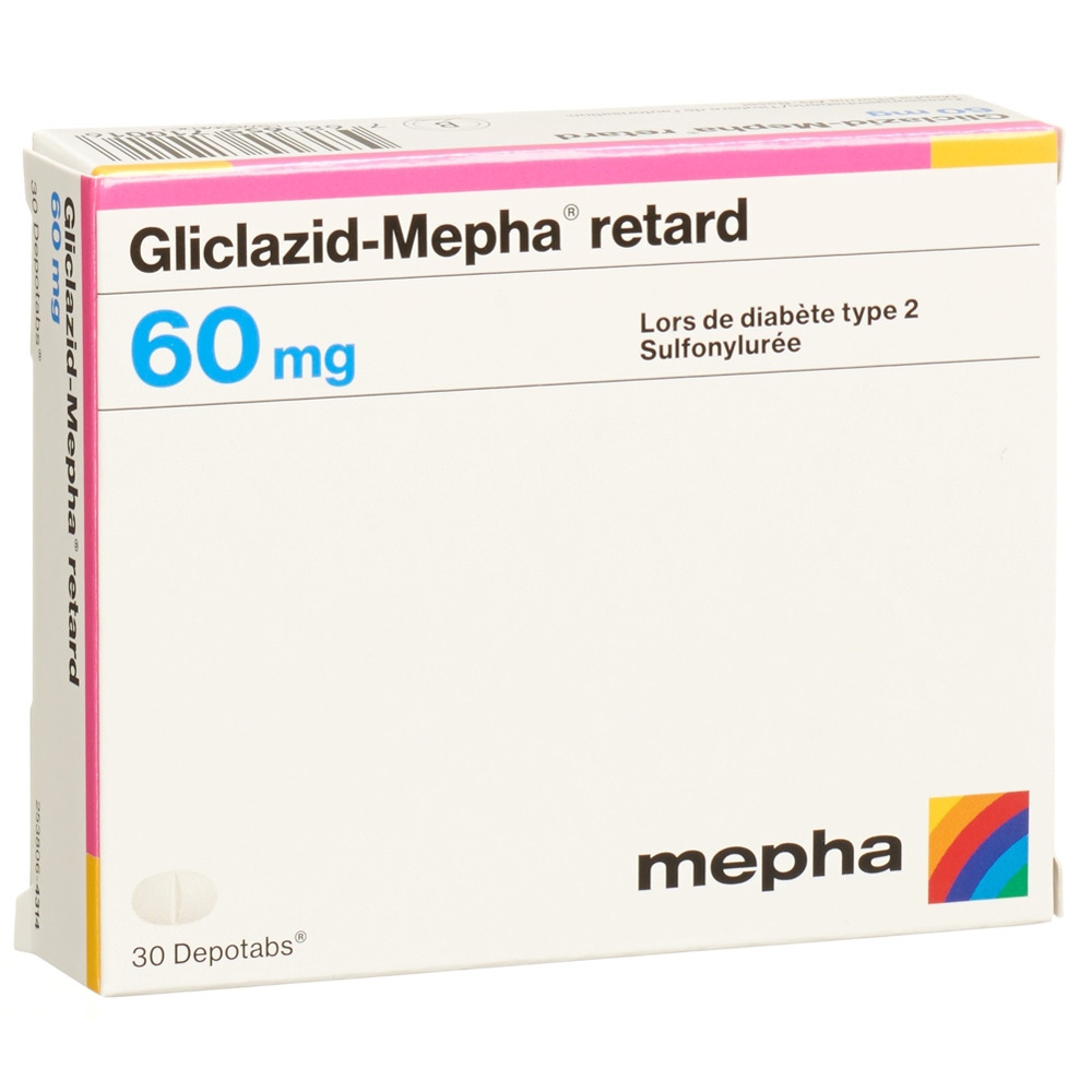 Gliclazid-Mepha 60 retard, Depotabs