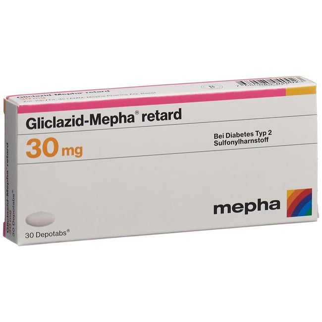 GLICLAZID Mepha retard depotabs 60 mg 30 pce