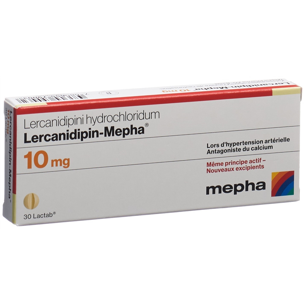 Lercanidipin-Mepha 10 mg, Filmtabletten