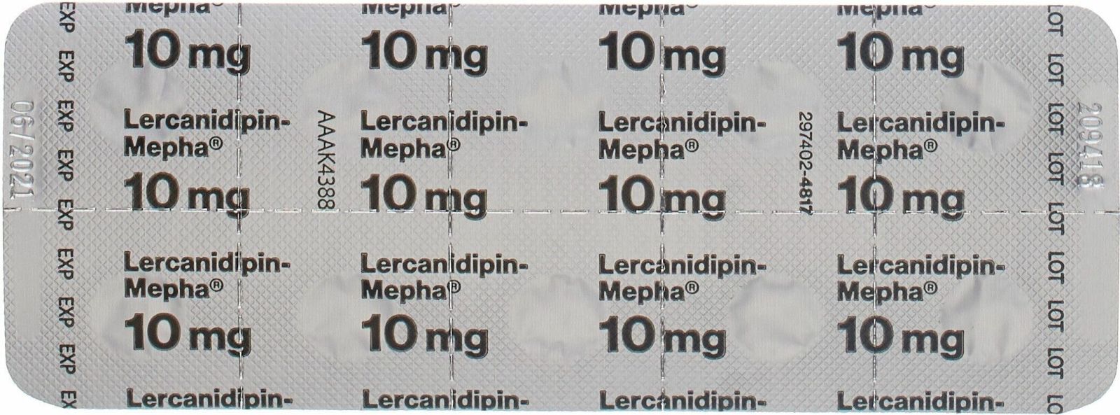 LERCANIDIPIN Mepha Lactab 10 mg 30 pce