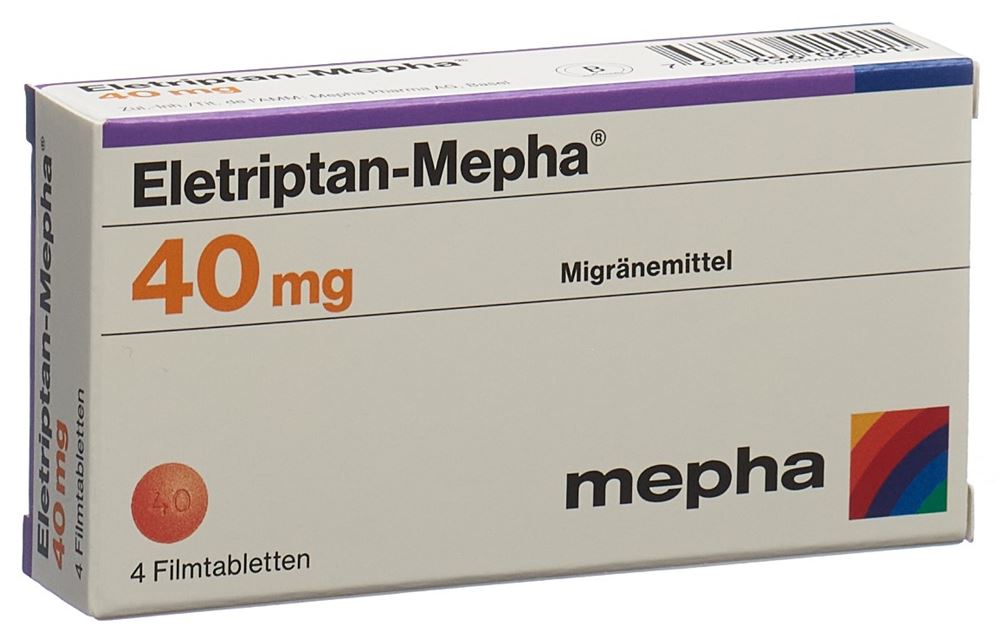 Eletriptan-Mepha 40 mg, Filmtabletten