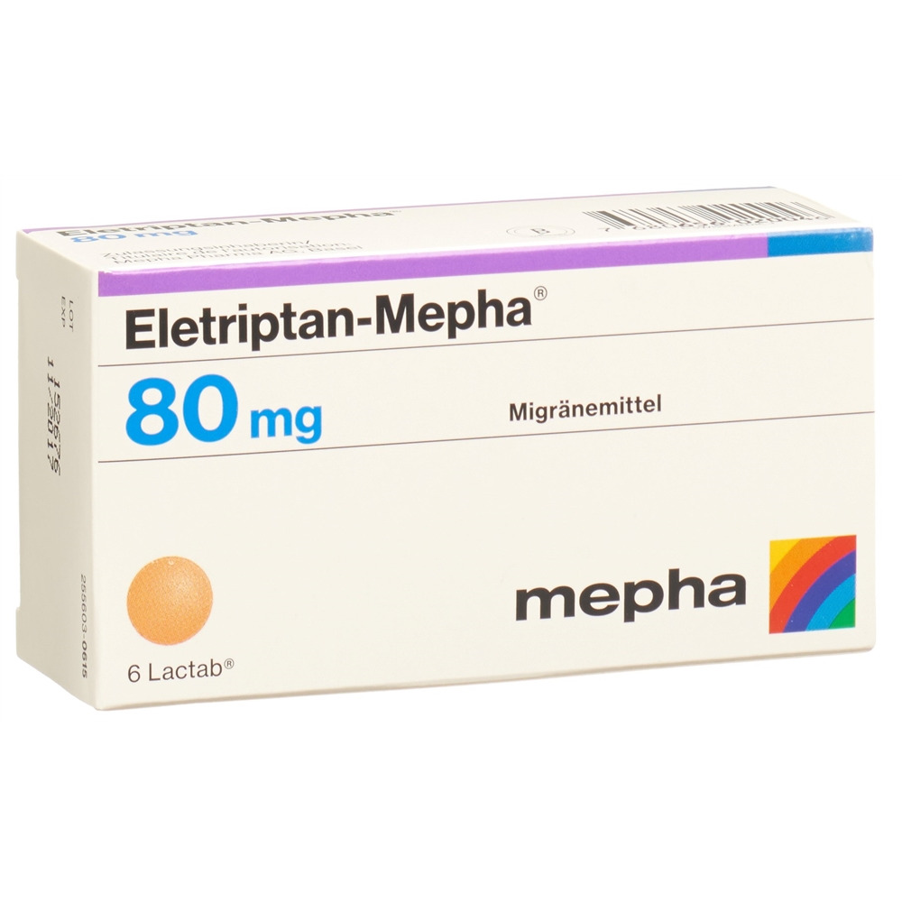 Eletriptan-Mepha 80 mg, Filmtabletten