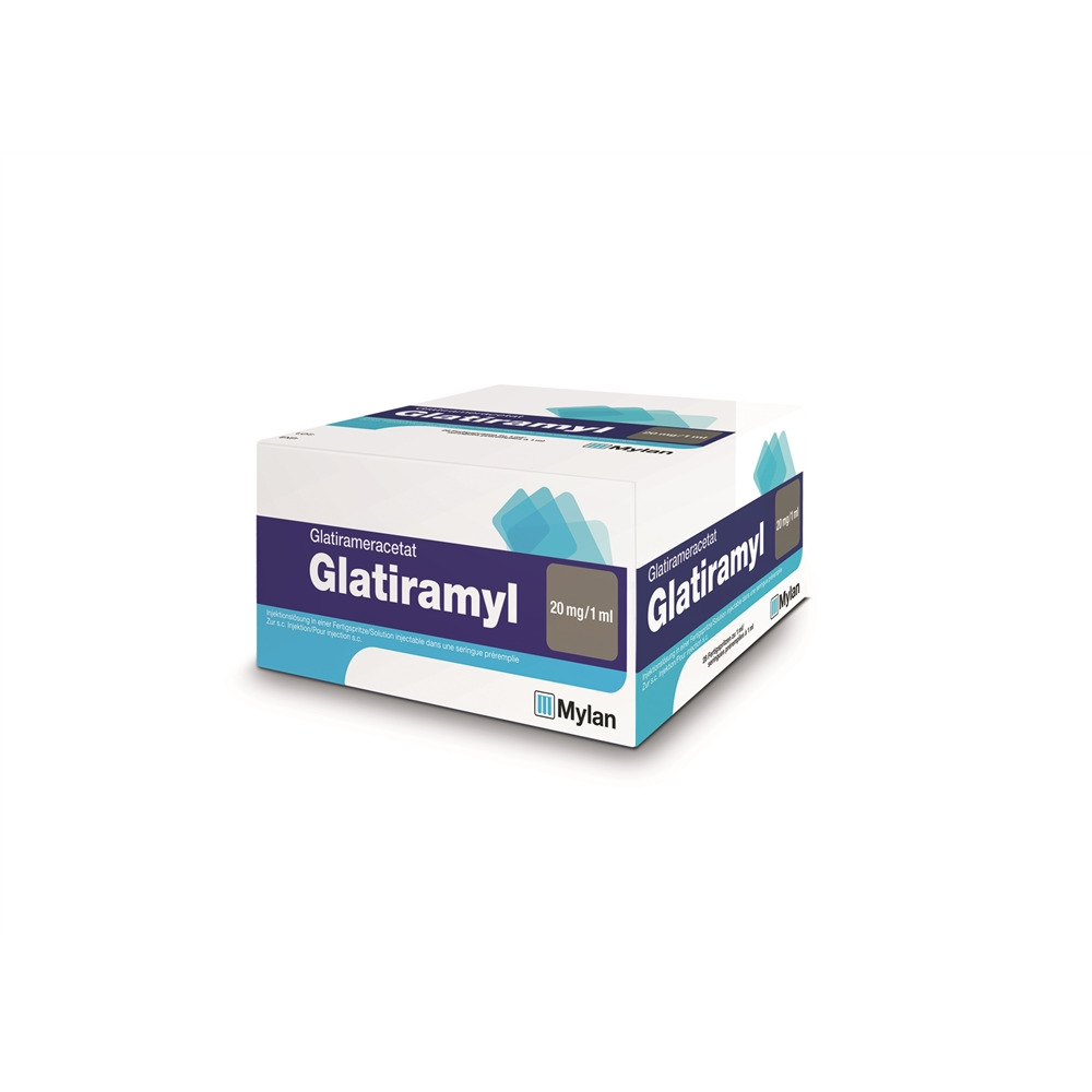 Glatiramyl 20 mg/ml, Injektionslösung in einer Fertigspritze
