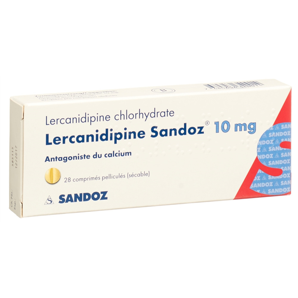 LERCANIDIPINE Sandoz cpr pell 10 mg 28 pce