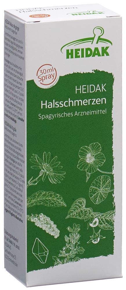 HEIDAK mal de gorge spray fl 30 ml