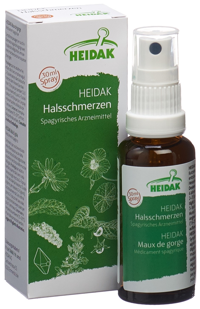 HEIDAK mal de gorge spray fl 30 ml