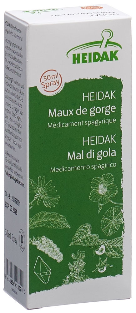 HEIDAK mal de gorge spray fl 30 ml