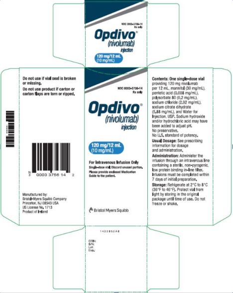 Opdivo 120 mg/12 ml, Konzentrat zur Herstellung einer Infusionslösung