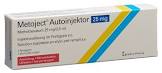 Metoject Autoinjektor 25 mg/0.5 ml, Injektionslösung im Fertigpen
