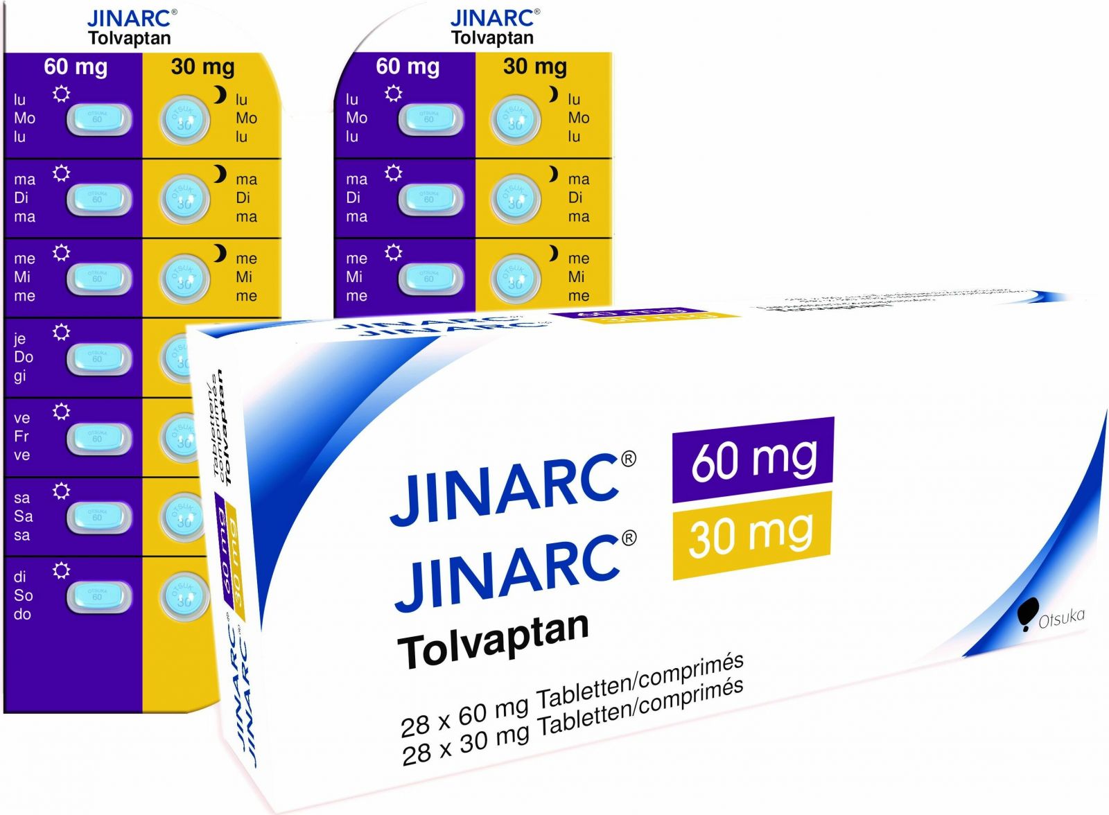 Jinarc 45 mg + 15 mg, Tabletten