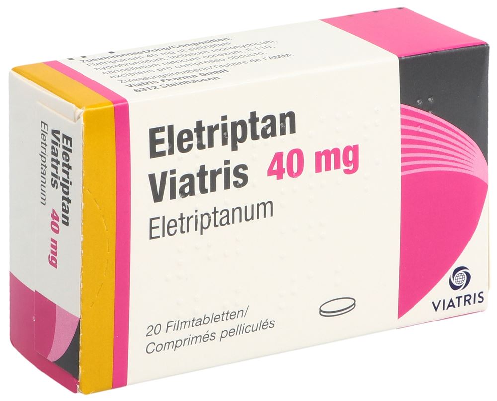ELETRIPTAN Viatris cpr pell 40 mg 20 pce