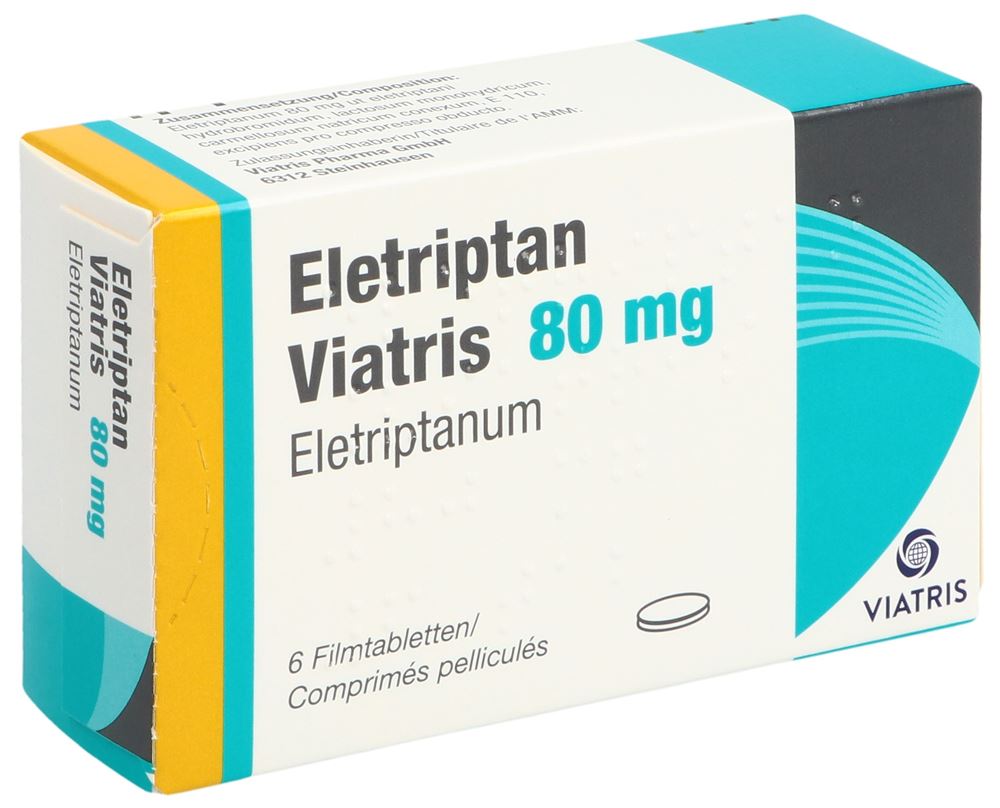 Eletriptan Viatris 80 mg, Filmtabletten