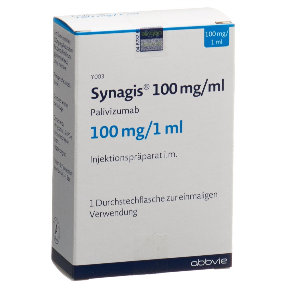 SYNAGIS sol inj 100 mg/1ml flac