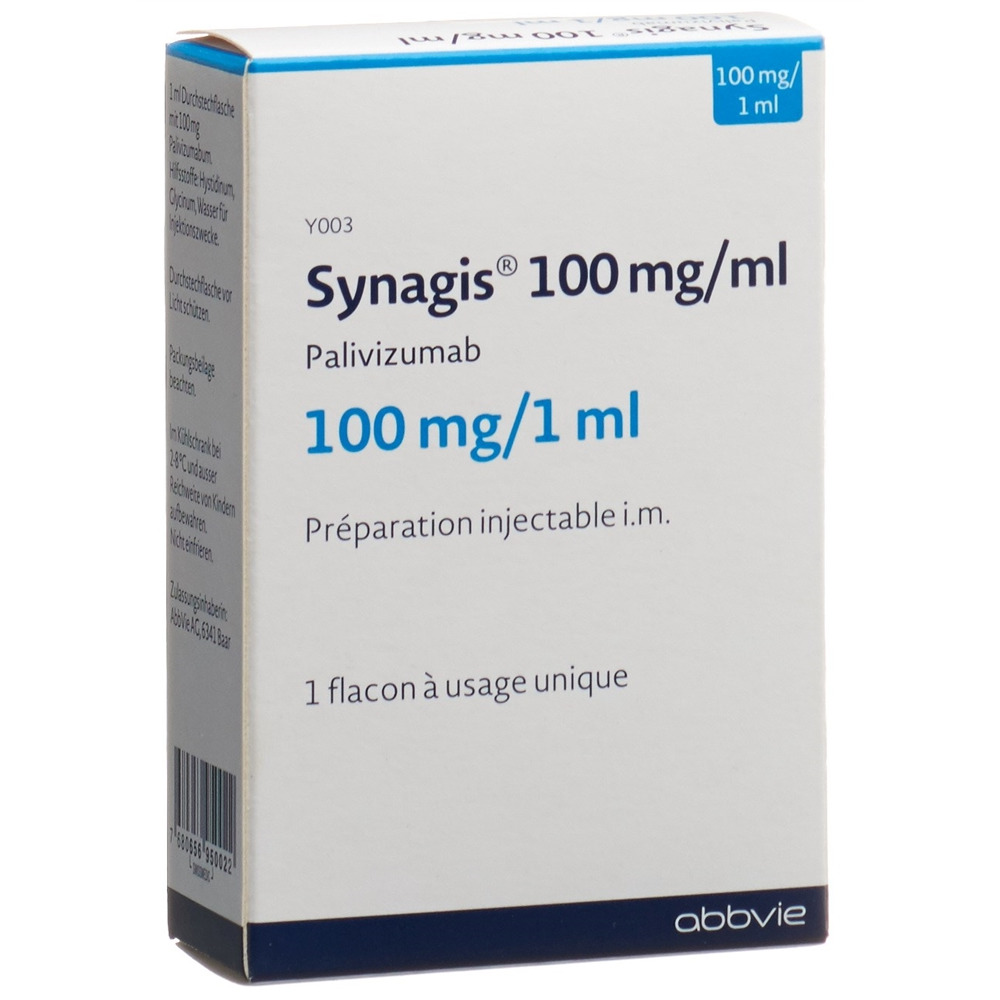 SYNAGIS sol inj 100 mg/1ml flac