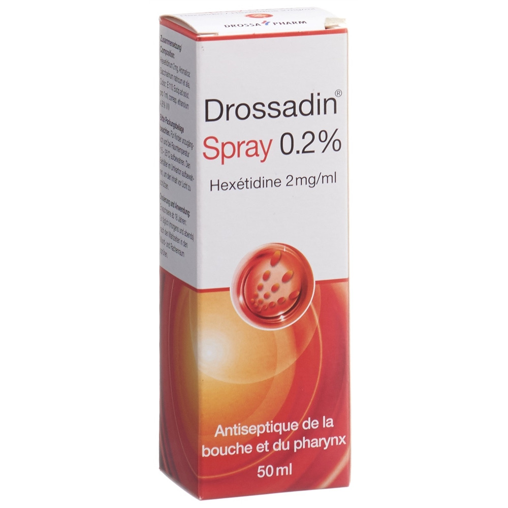 Drossadin Spray 0.2%, Spray zur Anwendung in der Mundhöhle