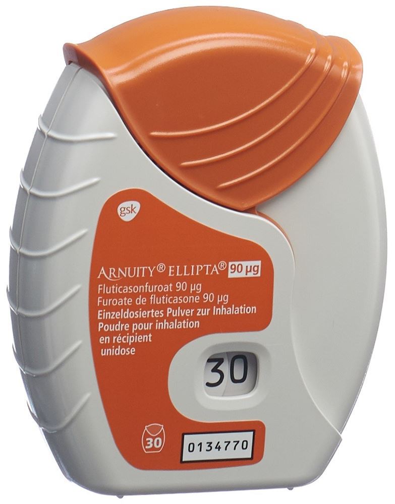 Arnuity Ellipta 90 mcg, Einzeldosiertes Pulver zur Inhalation