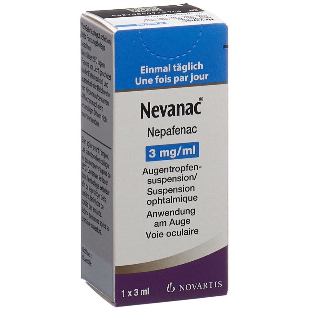 Nevanac 3 mg / ml, Augentropfensuspension