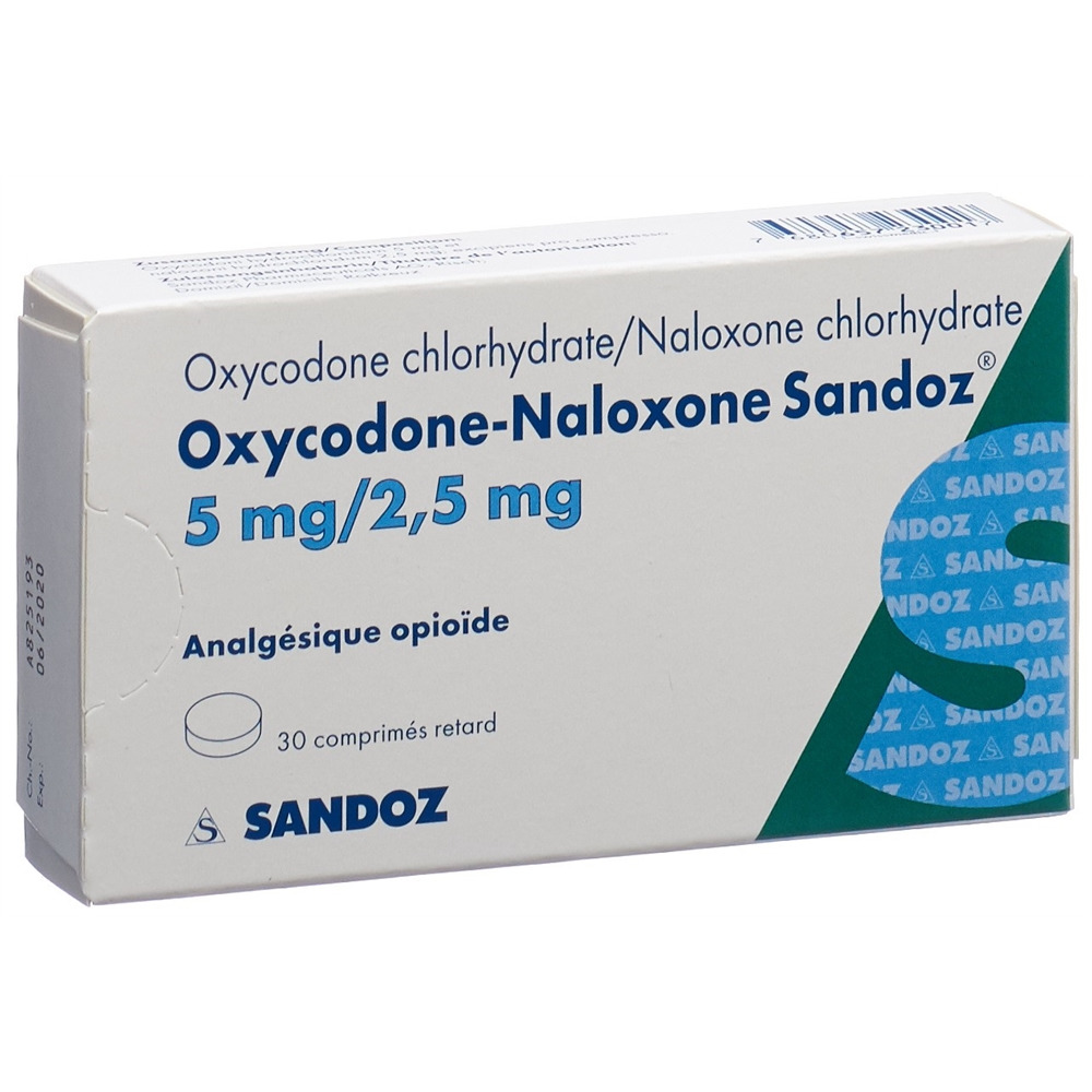 Oxycodon-Naloxon Sandoz 5 mg/2.5 mg, Retardtabletten