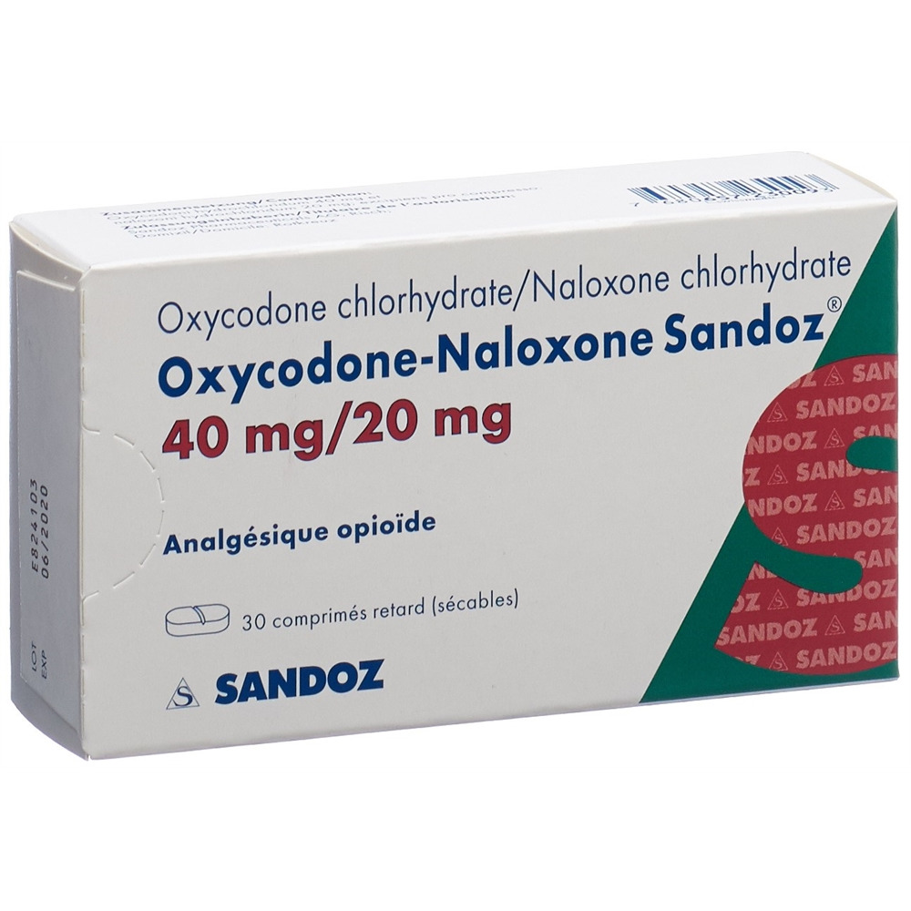 Oxycodon-Naloxon Sandoz 40 mg/20 mg, Retardtabletten
