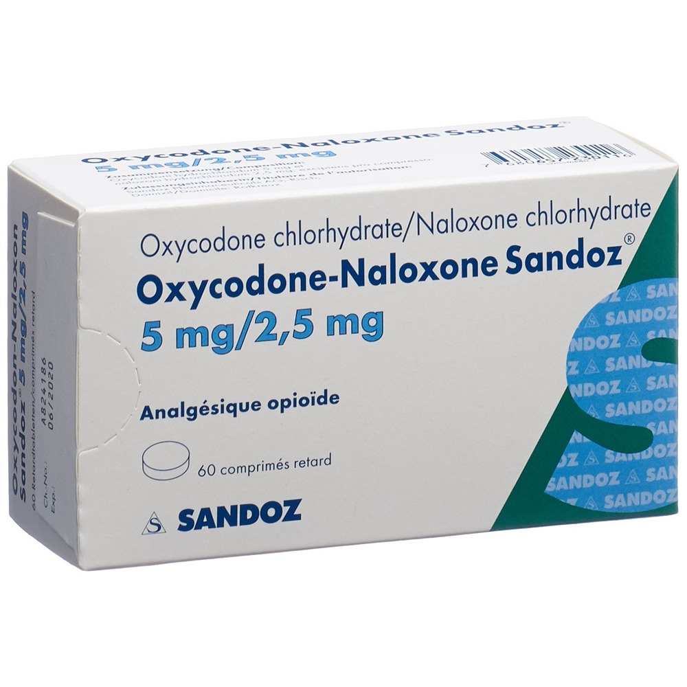 Oxycodon-Naloxon Sandoz 5 mg/2.5 mg, Retardtabletten