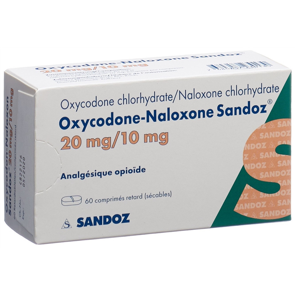 Oxycodon-Naloxon Sandoz 20 mg/10 mg, Retardtabletten