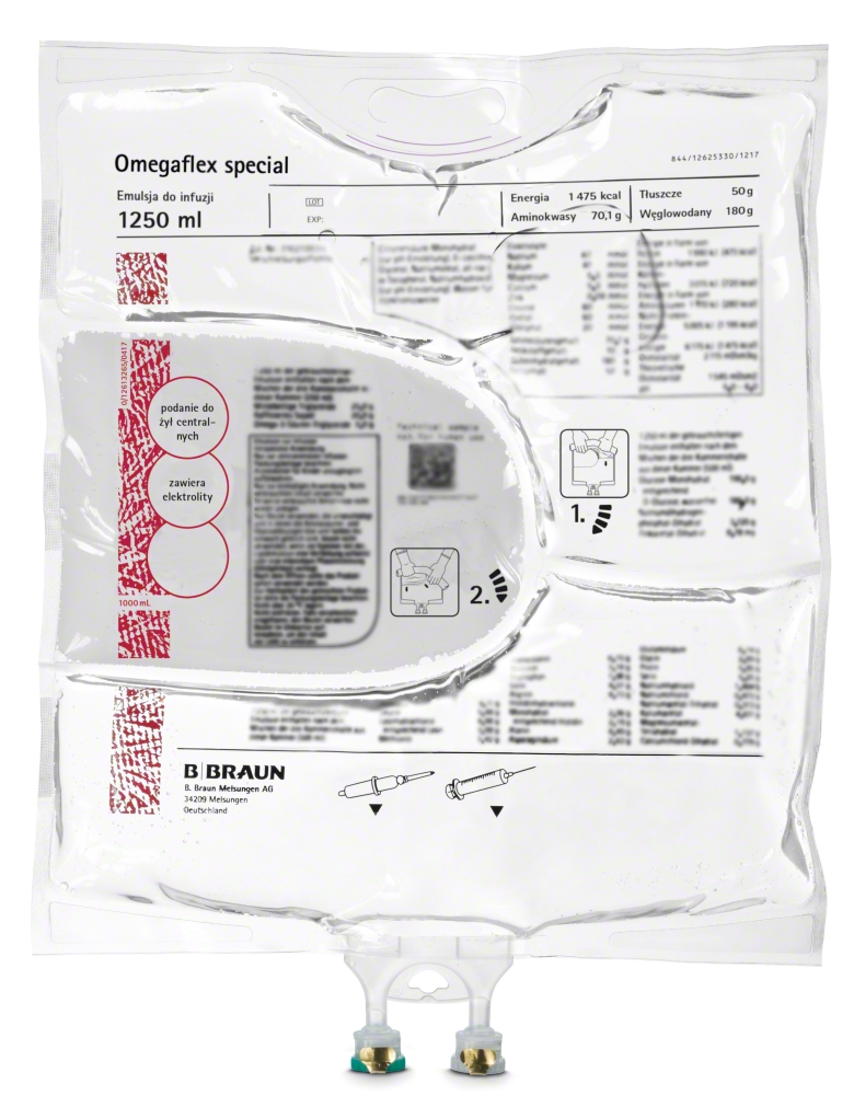 Omegaflex special ohne Elektrolyte, Emulsion zur Infusion 625 ml