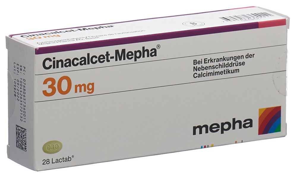 Cinacalcet-Mepha 30 mg, Filmtabletten