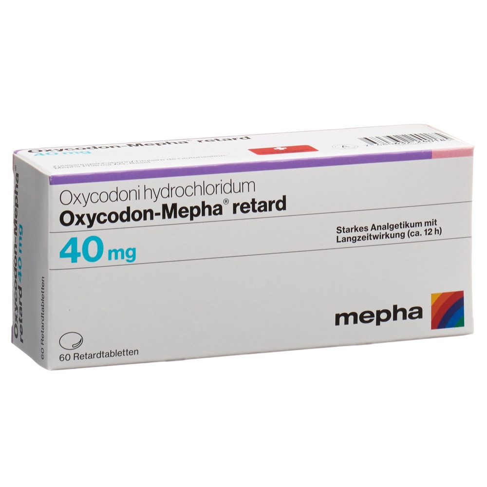 OXYCODON-NALOXON Mepha cpr ret 10mg/5mg 60 pce