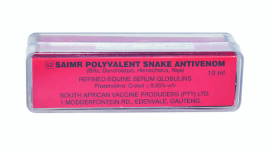 SAIMR Echis Antivenom