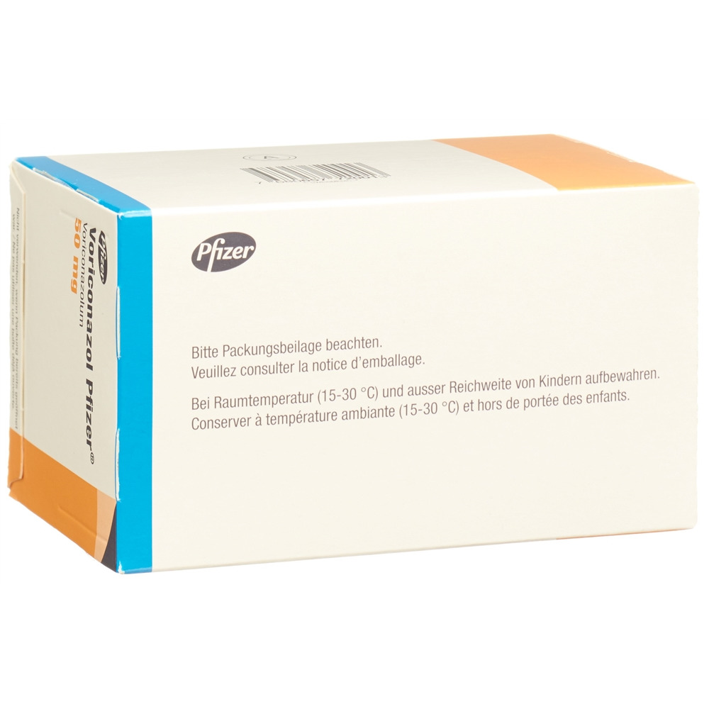 Voriconazol Pfizer 50 mg, Filmtabletten