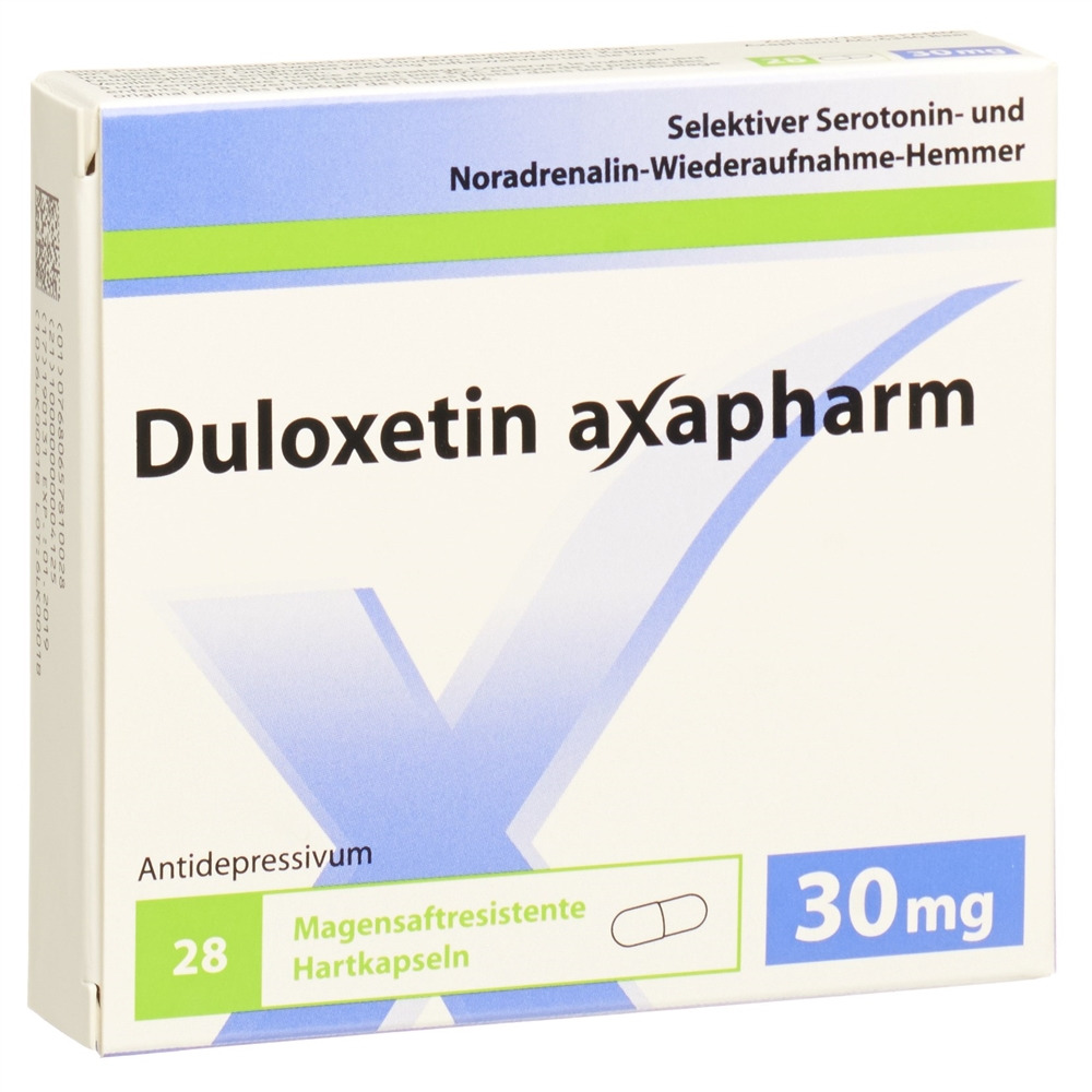 DULOXETINE axapharm caps 30 mg 28 pce