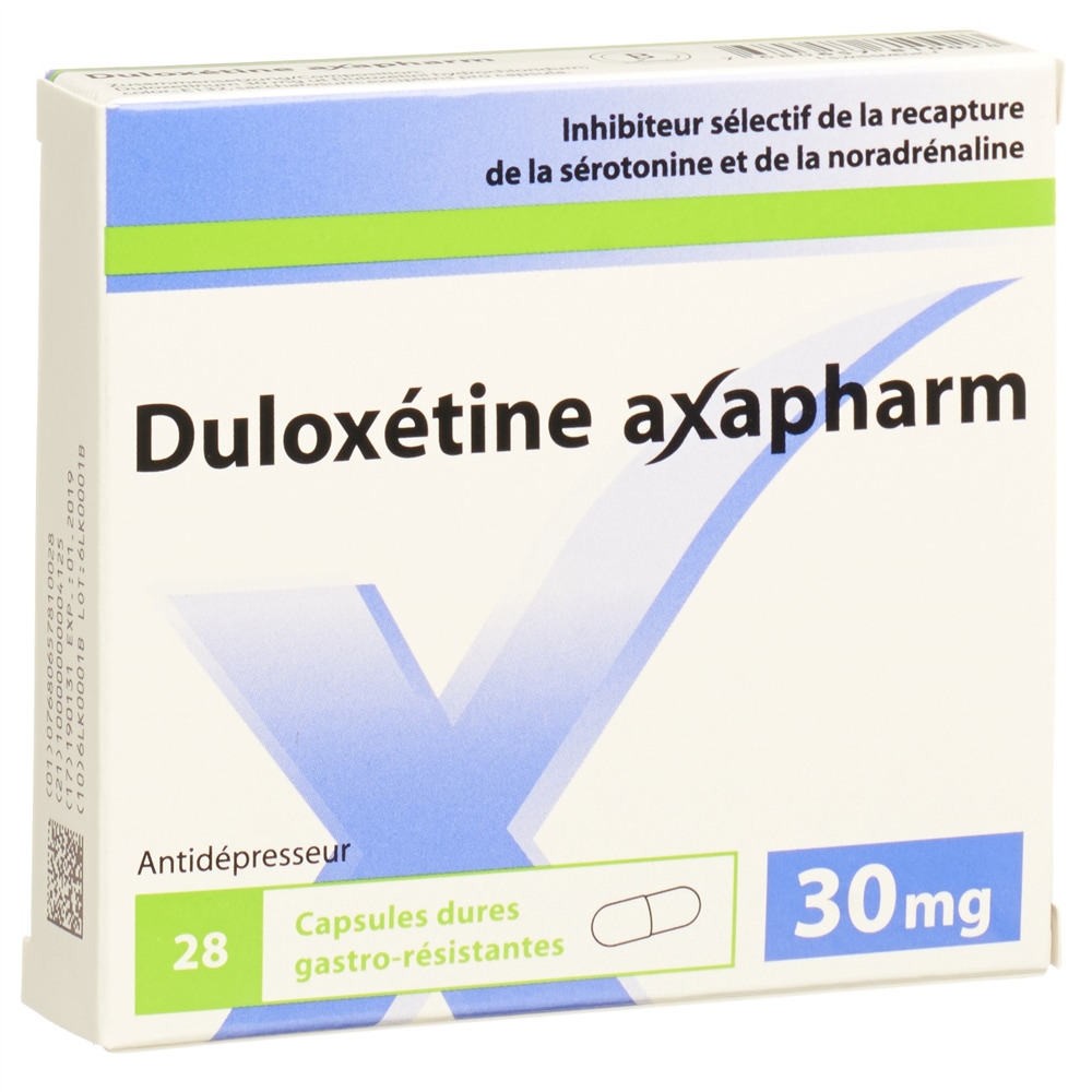 DULOXETINE axapharm caps 30 mg 28 pce