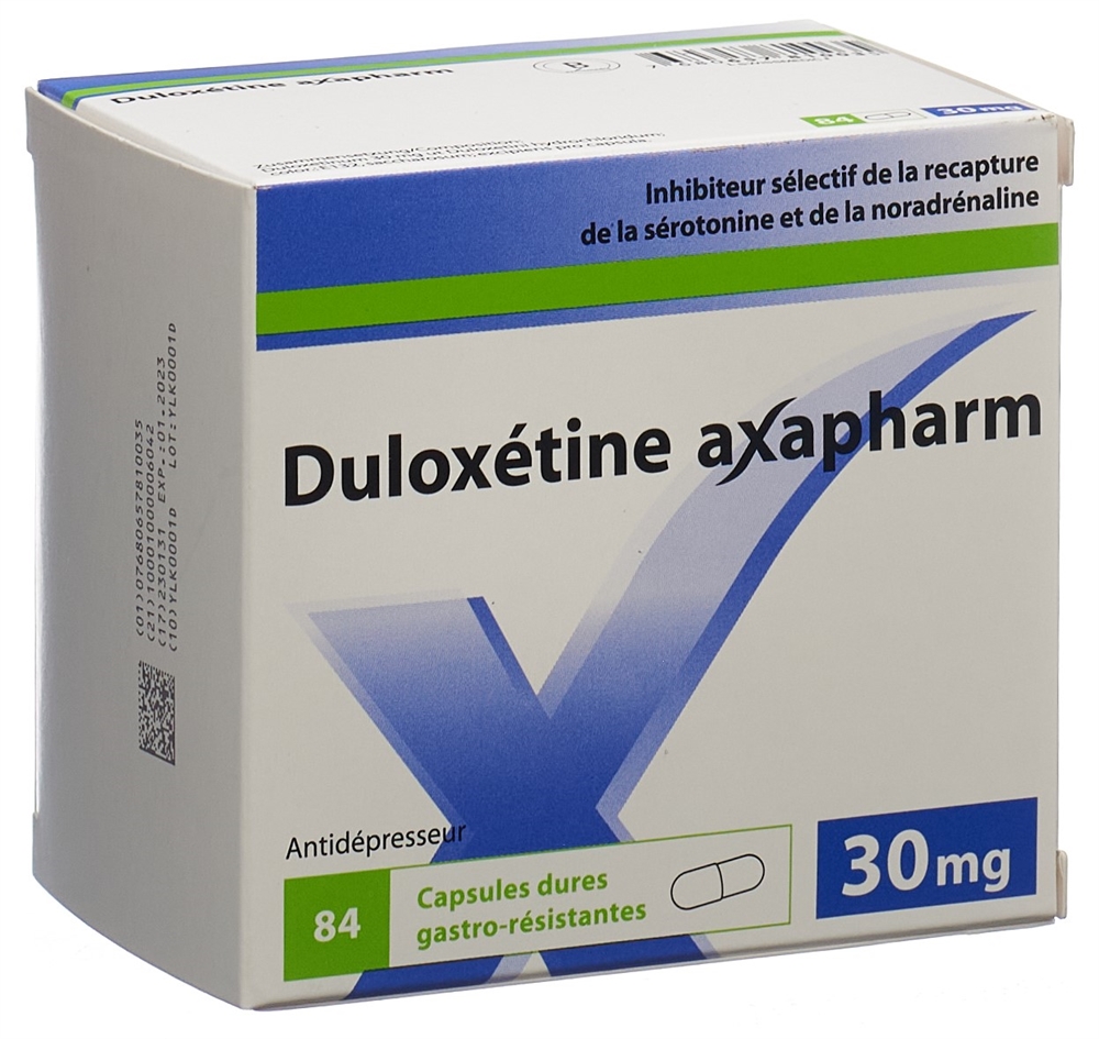 Duloxetin Axapharm 30 mg, magensaftresistente Hartkapseln