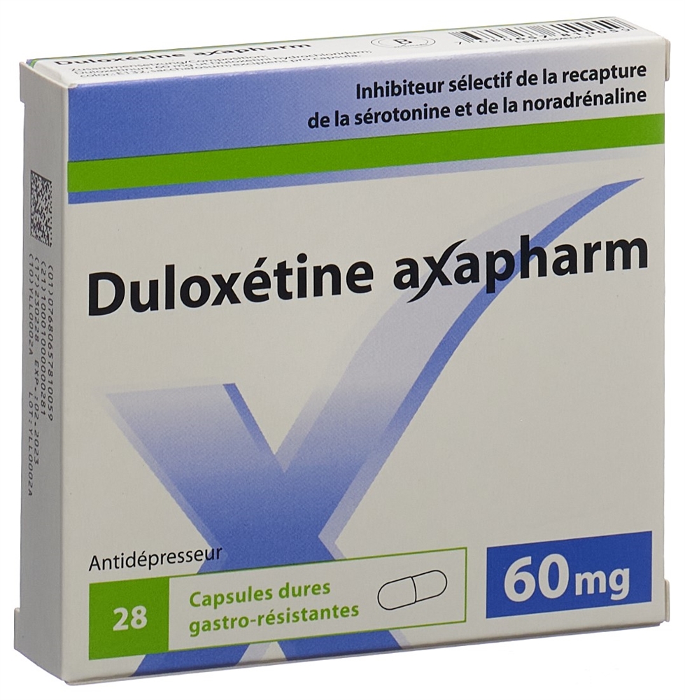 DULOXETINE axapharm caps 60 mg 28 pce