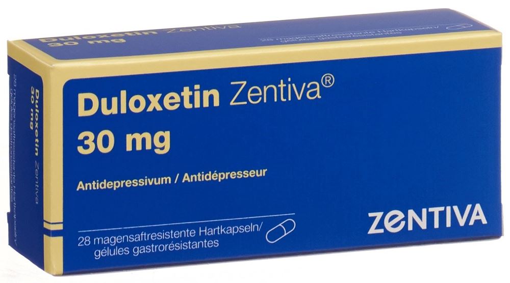 Duloxetin Zentiva 30 mg, magensaftresistente Hartkapseln