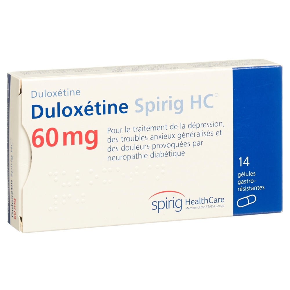 Duloxetin Spirig HC 60 mg, magensaftresistente Hartkapseln