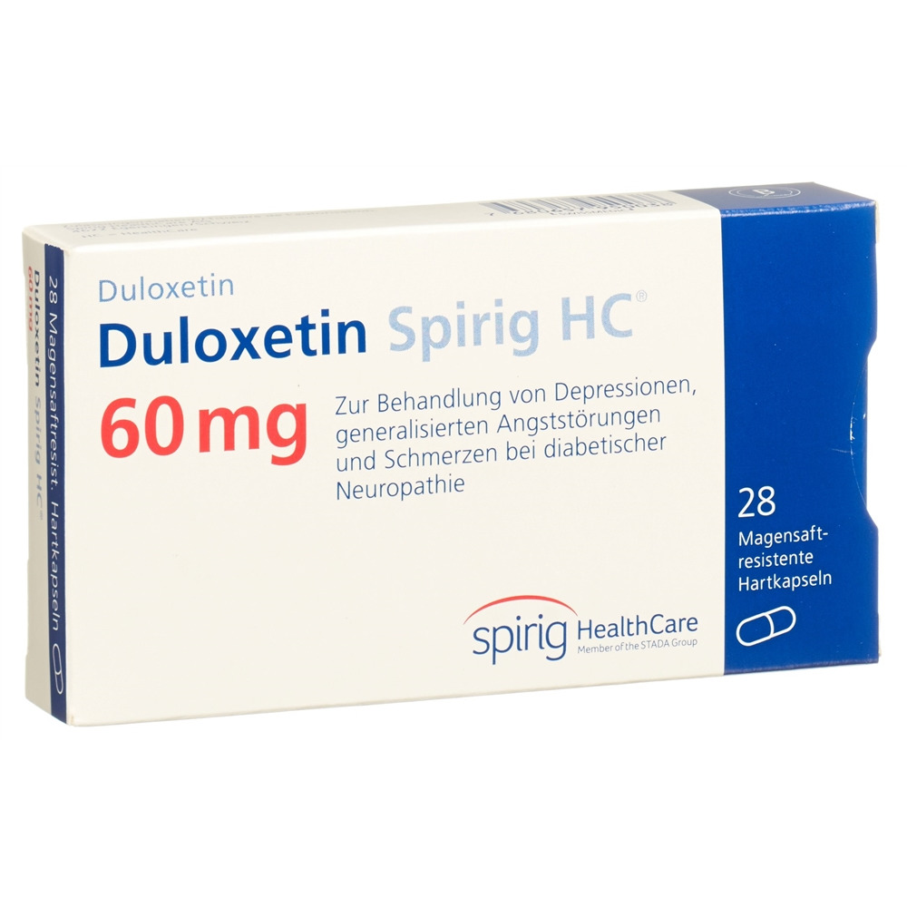 DULOXETIN Spirig HC caps 60 mg 28 pce