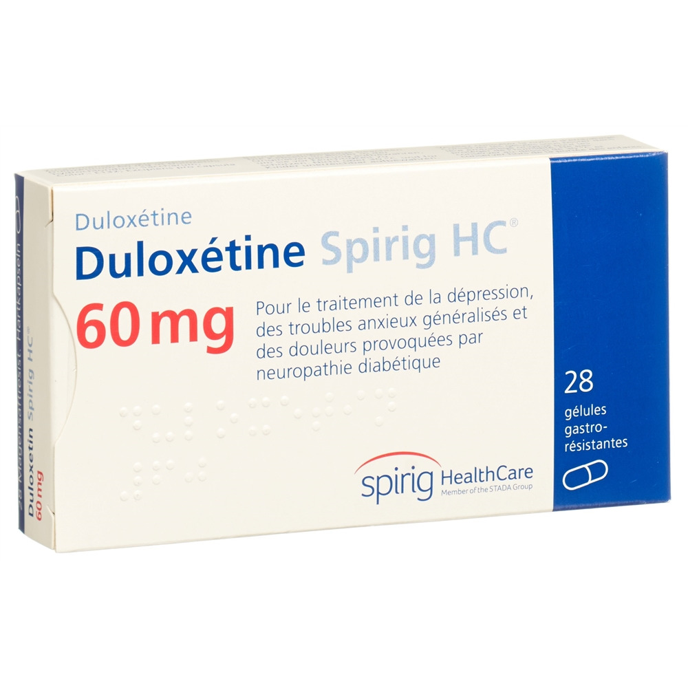 DULOXETIN Spirig HC caps 60 mg 28 pce