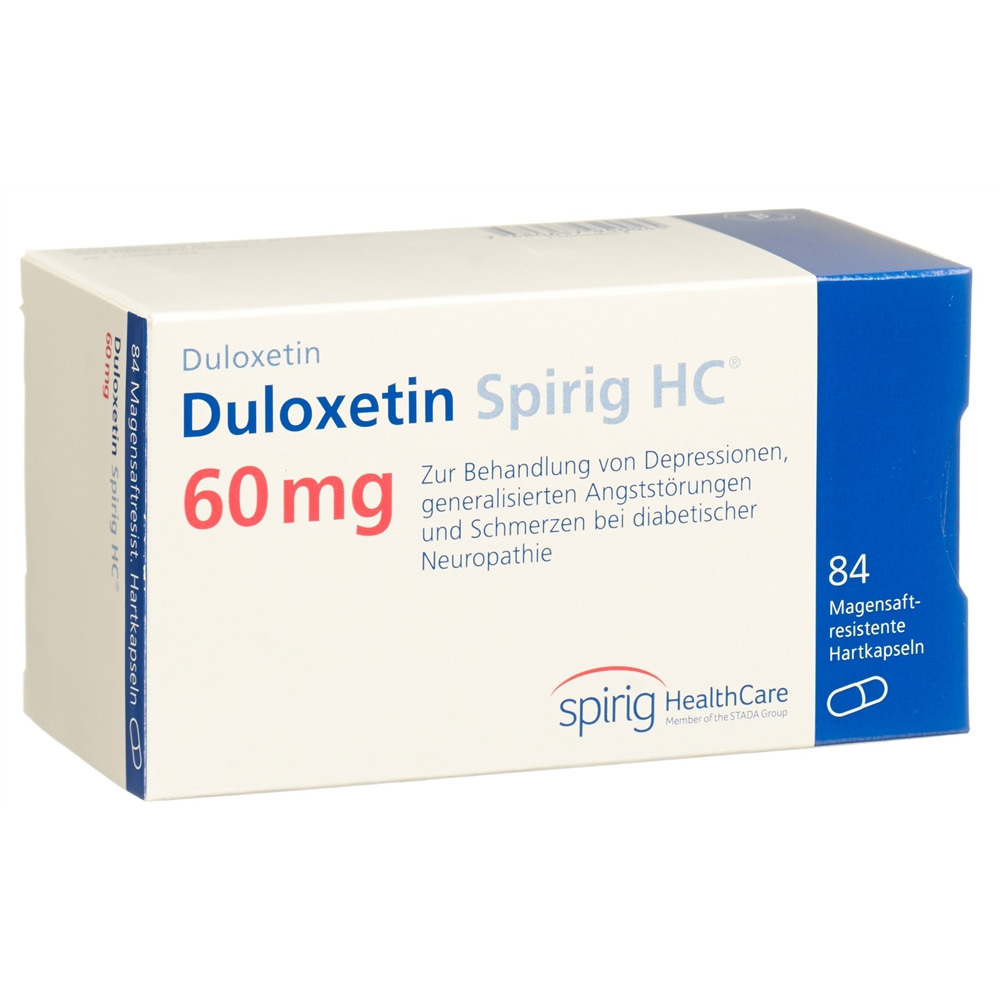 DULOXETIN Spirig HC caps 60 mg 84 pce