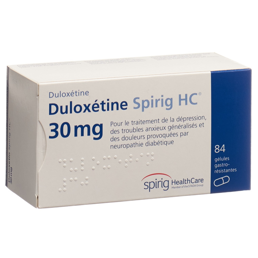 Duloxetin Spirig HC 30 mg, magensaftresistente Hartkapseln