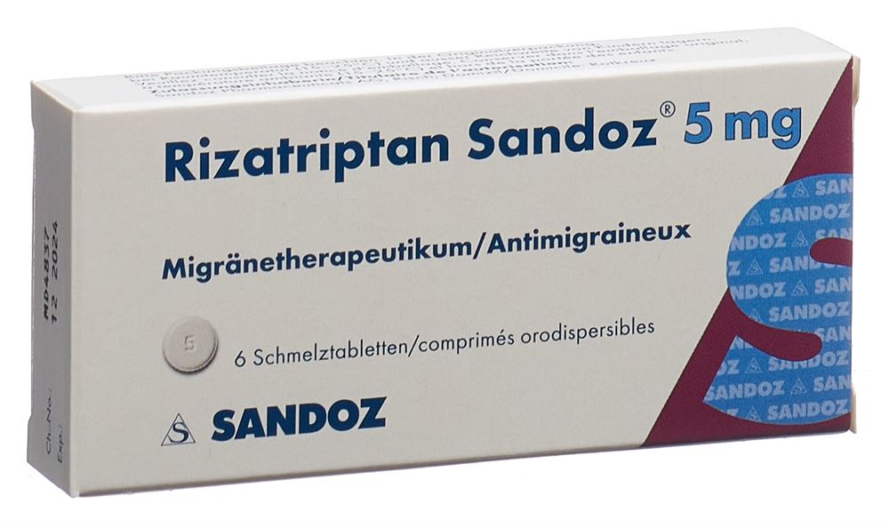 RIZATRIPTAN Mepha oro cpr orodisp 10 mg 6 pce